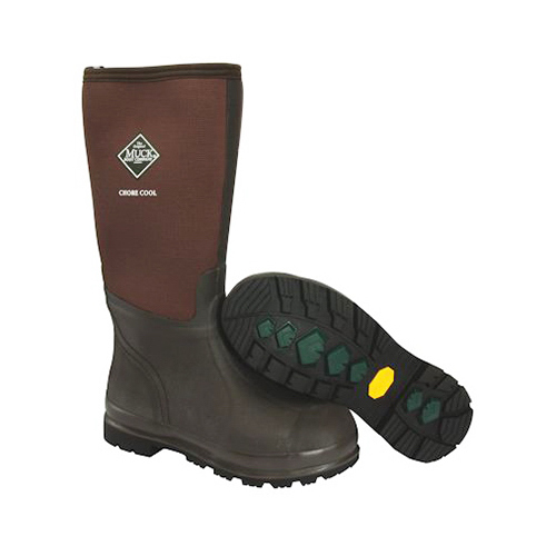 MUCK BOOT COMPANY CHCT900-10 Chore Cool High Work Boots, Brown, Unisex Size 10 Men/11 Women