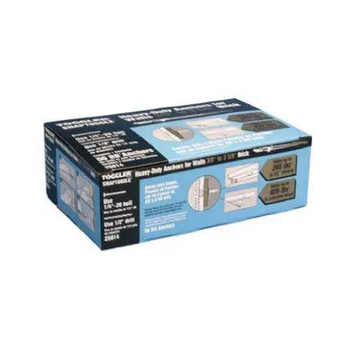 Mechanical Plastics Corp. 25014 Snaptoggle Hollow-Wall BA Toggle Bolts, .25-20-In - pack of 50