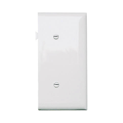 White Blank End Sectional Nylon Wall Plate