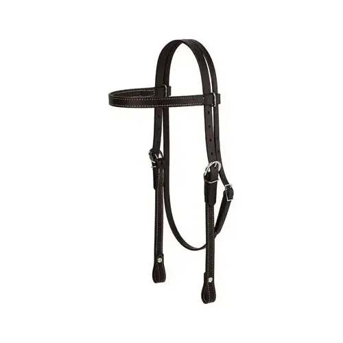 Horse Browband Headstall, Black