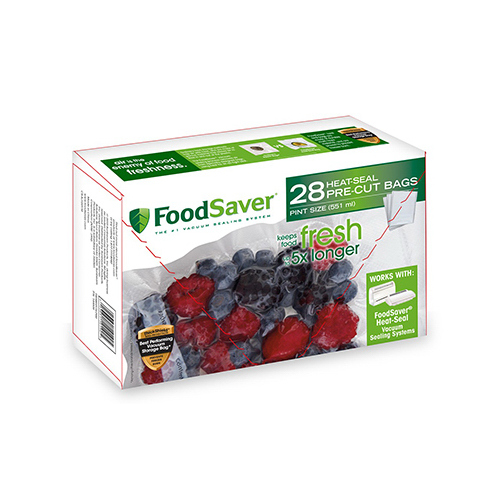 Tilia Pint Foodsaver Bags, 28-count