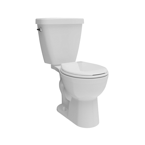 Delta Faucet C41101-WH Prelude Toilet Kit, Low-Flow, Round-Front, White Vitreous China, 2-Pc.