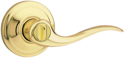 Kwikset 730TNL 3 CP Signature Brass Universal Tustin Privacy Lever