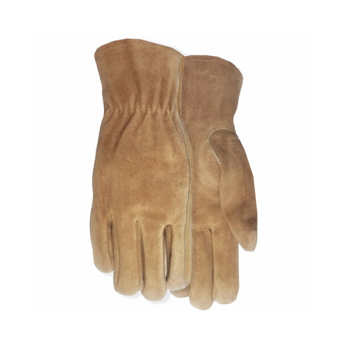 Midwest Quality Gloves 2911M2-M Work Gloves, Suede, Gunn Cut, Women's M