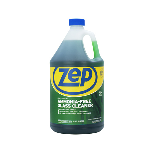 Zep, Inc. ZU1052128 Glass Cleaner, Ammonia Free, 1-Gal. Concentrate