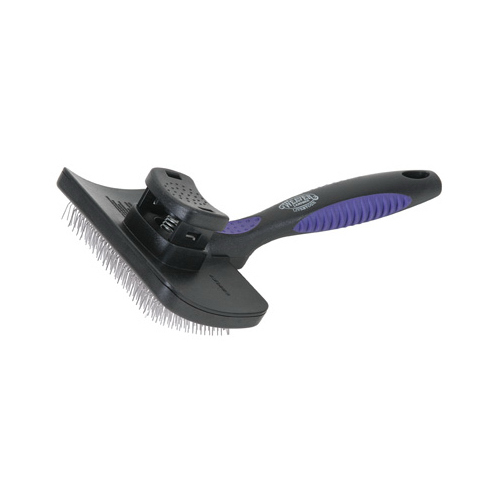 Livestock Self-Cleaning Slicker Brush, 4 In.