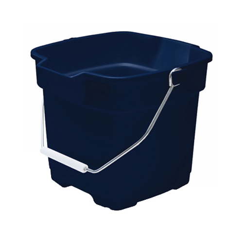 Roughneck Bucket, Royal Blue, Square, 15-Qt.