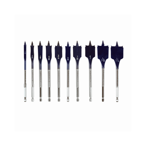 10-Pc. Daredevil Spade Drill Bit Set