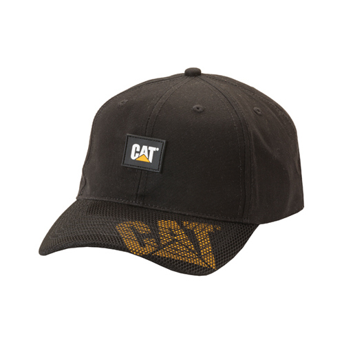 Baseball Cap, Crew, Black, One Size