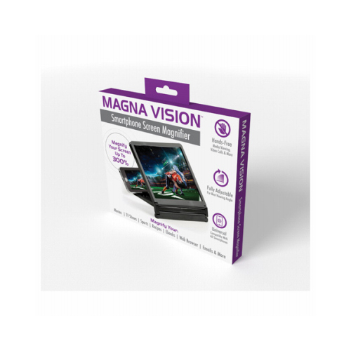 TRISALES MARKETING LLC MV-6 Magna Vision Smartphone Screen Magnifier, 300% Magnification