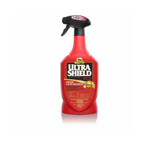 W F YOUNG INC 429265 UltraShield Red Fly Repellent For Horses, 32-oz.