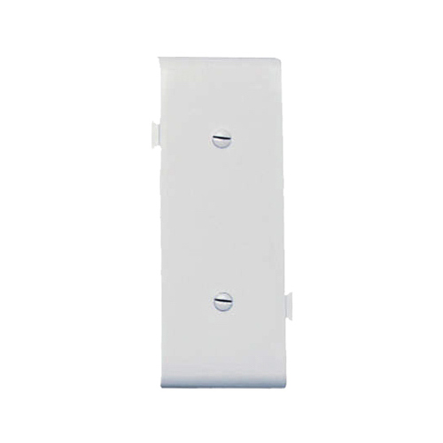 White Blank Center Sectional Nylon Wall Plate