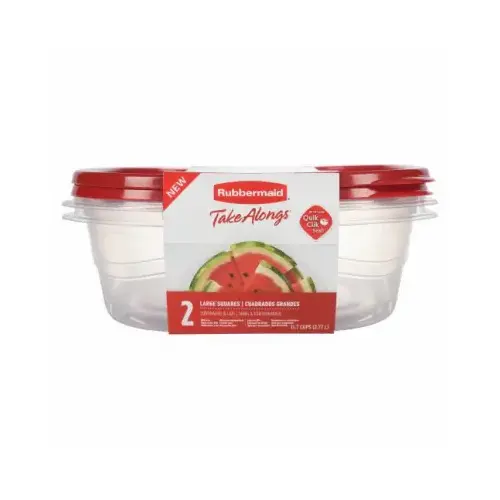 TakeAlongs Food Storage Containers, 11.7 Cup - pair