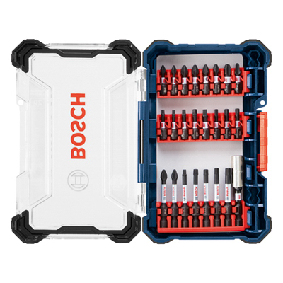 Robert Bosch Tool Corp SDMS24 Impact Tough Screwdriving Bit Set, 24-Pc.