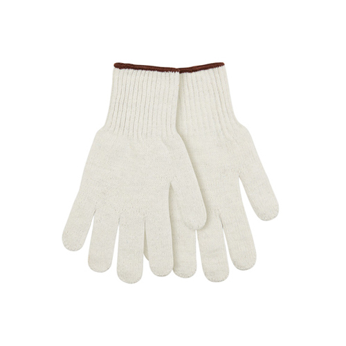 KINCO INTERNATIONAL 1775-M-XCP12 String Knit Poly/Cotton Gloves, White, Men's M - pack of 12