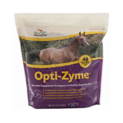 Opti-Zyme Digestive Supplement For Horses, 3-Lbs.