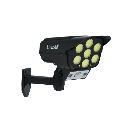 PROMIER PRODUCTS INC LA-SLRSEN500-3/12 Solar Spot Light, Motion Activated or Dusk to Dawn, w/ Remote Control