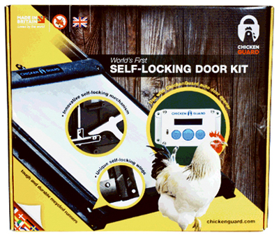 CHICKENGUARD LDK Self Locking Chicken Coop Door, 10 x 12-In.