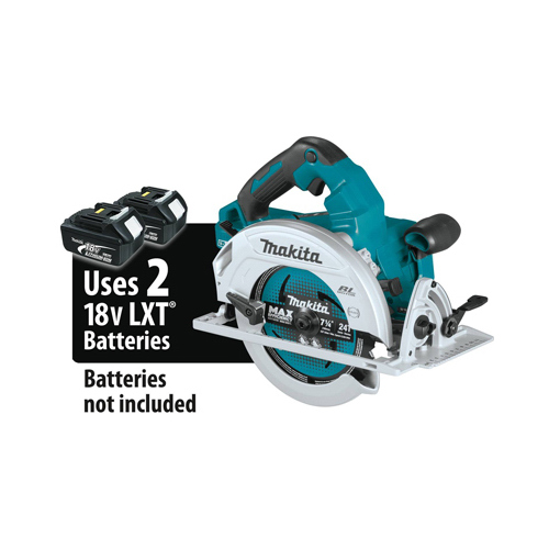 MAKITA U.S.A. INC XSH06Z X2 LXT Cordless Circular Saw, Brushless, 18-Volt Lithium-Ion, 7-1/4-In., TOOL ONLY
