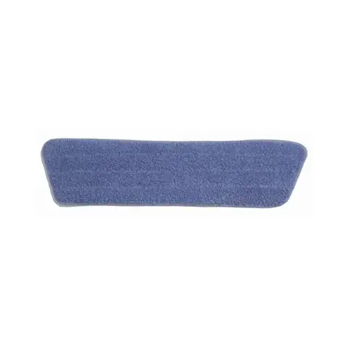 Rubbermaid FGQ40920BL00 Flat Mop Pad Refill, Microfiber, 18 x 5-In.