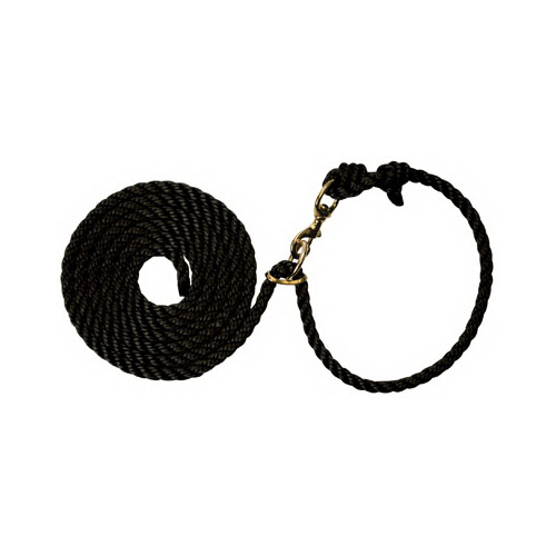 Weaver Leather 35-4040-BK Livestock Neck Rope, Black Poly, 1/2 In. x 10 Ft.