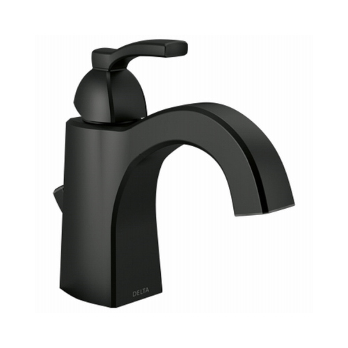 Delta Faucet 15768LF-BL Flynn Single Handle Bathroom Faucet, Matte Black