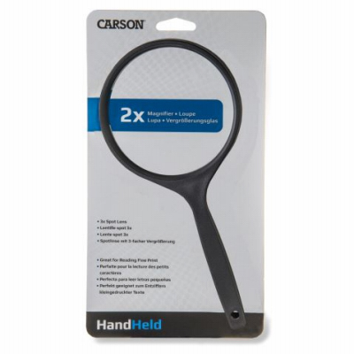 CARSON OPTICAL DS-44GL Optical Magnifier, 4-In. Diameter