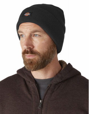 WILLIAMSON DICKIE MFG. WH201BK Men's Acrylic Cuffed Beanie Hat, Black