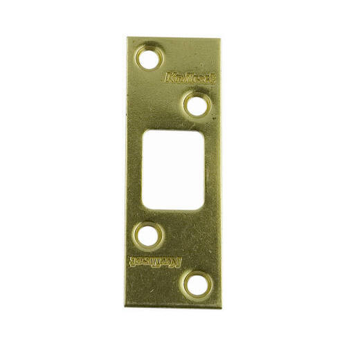 Deadbolt Strike, Polished Brass