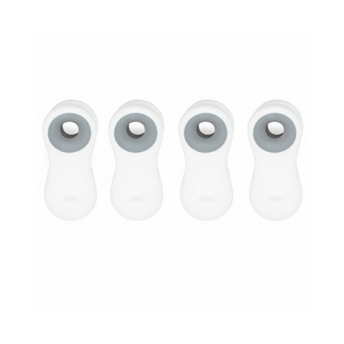 OXO 13173400 Good Grips All-Purpose Magnetic Clips, White, 4-Pk.