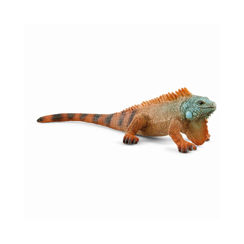 Iguana Toy Animal Figure, Multi Color, Ages 3 & Up