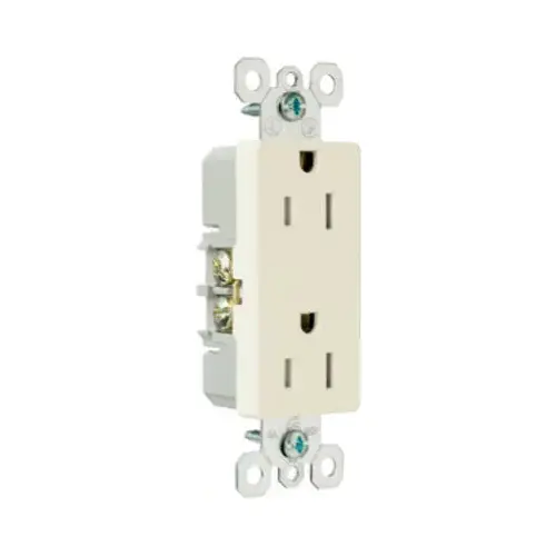 Light Almond Decorator Tamper-Resistant Receptacle