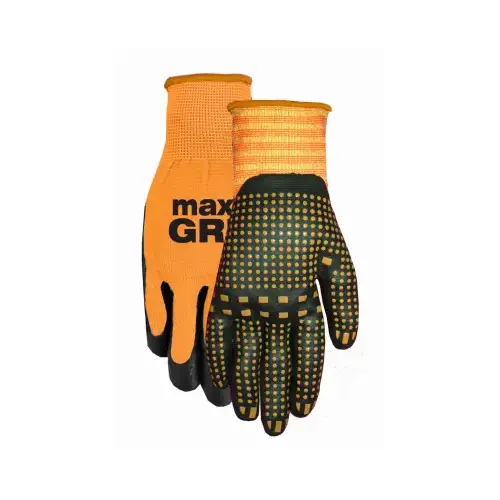 Midwest Quality Gloves 94-L/XL Max Grip All-Purpose Gripping Gloves, L/XL Orange