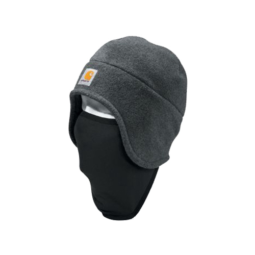 CARHARTT A202-CHH-OFA Fleece 2-In-1 Headwear, Charcoal Heather