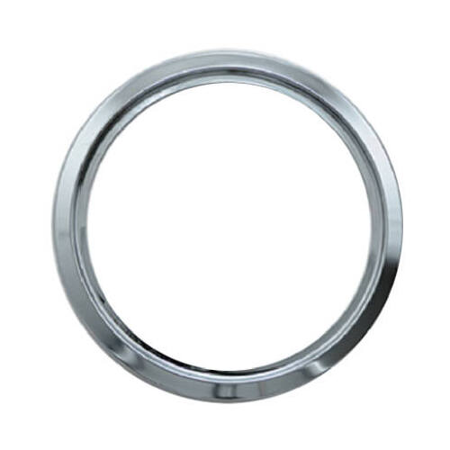 Trim Ring Chrome 6" W X 6" L Silver