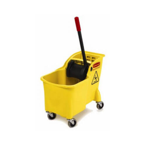 Wringer Bucket Tandem 31 qt Yellow Yellow