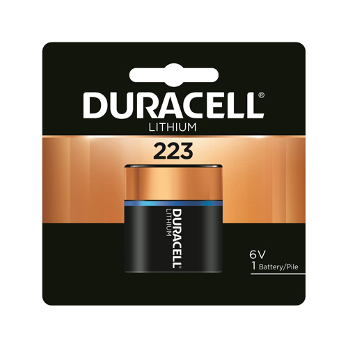 DURACELL DISTRIBUTING NC 12210 Lithium Photo Battery, #223, 6-Volt