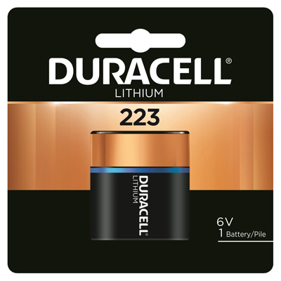 DURACELL DISTRIBUTING NC 12210 Lithium Photo Battery, #223, 6-Volt