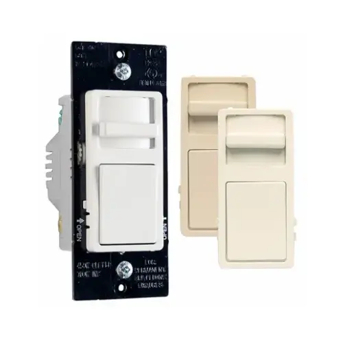 CFL/LED Decorator Dimmer Switch, Wide Slide, 450-Watts