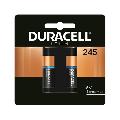 DURACELL DISTRIBUTING NC 12410 Lithium Photo Battery, Size 245, 6-Volt