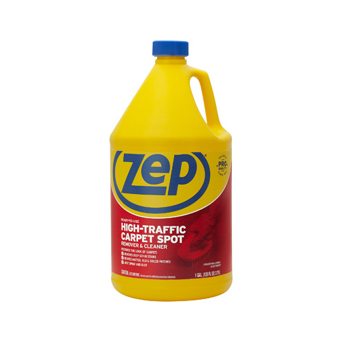 ZEP ZUHTC128 Carpet Cleaner, 1 gal Bottle, Liquid, Pleasant, Clear