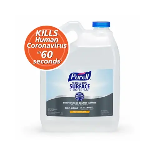 PURELL 4342-04-XCP4 Professional Surface Disinfectant, 128 fl-oz, Liquid, Citrus, Colorless - pack of 4