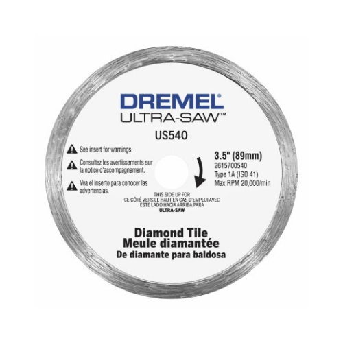 Dremel US540-01 Cutting Wheel Ultra-Saw 3-1/2" D X 1/2" Diamond