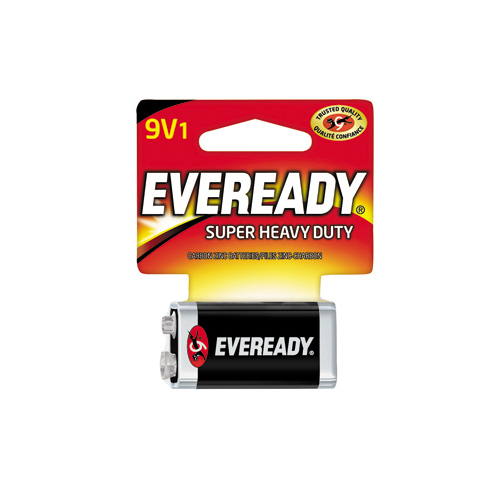 Eveready 1222SW-XCP18 Battery, 9 V Battery, 400 mAh, Zinc, Manganese Dioxide - pack of 18