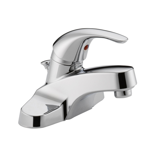 Delta P188620LF Peerless Tunbridge Series Bathroom Faucet, 1.2 gpm, 1-Faucet Handle, Brass, Chrome Plated, Lever Handle