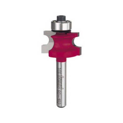 Router Bit, 2-3/16 in OAL, 1/4 in Dia Shank, Carbide