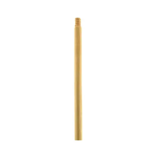 Quickie 54101 Broom Handle, 7/8 in Dia, 48 in L, Threaded, Wood