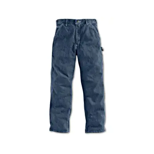 Dungaree Work Pants, Denim, Loose Original Fit, Dark Stone, 33 x 32-In.