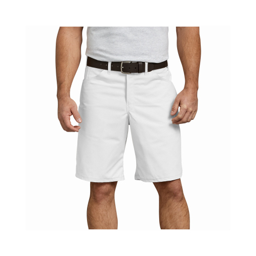 Painter's Shorts Men's Cotton White 32x11 White
