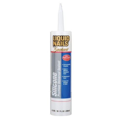 Liquid Nails LIQLS205-10 Silicone Premium Universal Sealant - 10 Oz.